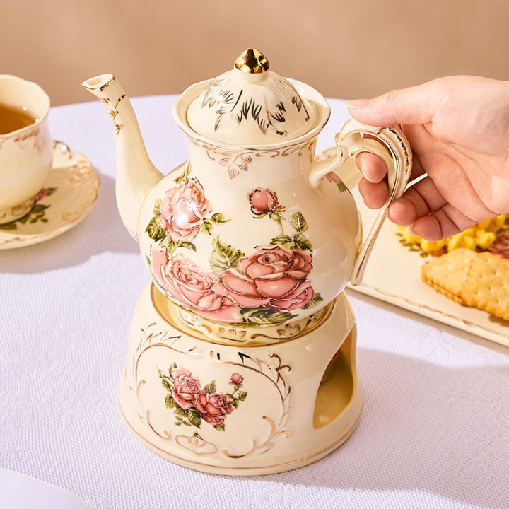 Hand at Coffee Pot nai cha hu Household Ceramic Coffee Pot Set European