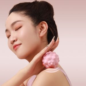 JBA Massage Ball Therapy 7CM Peanut Ball High Hardness Durable Skin-frendly TPR Exercise Ball for Foot Fascial Ball Muscle Release