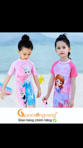 Bộ đồ bơi bé gái set đồ bơi kèm nón GLSWIM093 Cuocsongvang