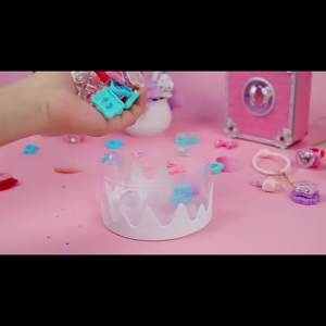 MEKANSM Mainan Anak Perempuan Mesin Stiker Guka DIY Buku Ajaib Terbaru Kreatif Untuk Gantungan Kunci Cincin