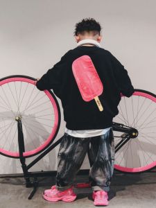 Cool Boys Autumn Clothes Sweatshirt Spring Autumn Style Childrens Fashion Trendy Streetwear Cotton Fabric Printed Casual Kids Wear