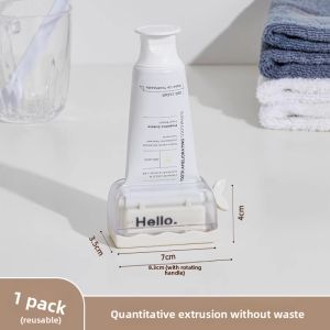 Manual Toothpaste Squeezer Home Use Face Wash Cream Manual Hand Operated Sample Size Dye Squeezer Personal Hygiene Tool