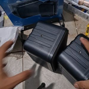 G93 ORIGINAL SEPASANG SPEAKER GANTUNG BONUS GANTUNGAN DUAL SPEKER TEMBOK SPK DINDING WALL PASIF PASS