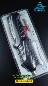Set Bor Tangan Bolak Balik Screwdriver 42 Volt dan 45 pcs Mata Bor Free Kabel USB -6003