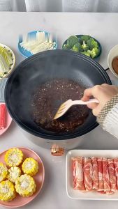 JYZ 5L Multifunctional Electric Cooker With Steamer Non stick Rice Cooker Large Capacity 1000W Electric Pot Multicooker Hot Pot Cooker Electric Cooking Pot Electric Pot Multi Cooker Electric Frying Pan