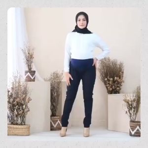 Celana Bumil Bahan Katun Street Celana Kerja Bumil Termurah Bahan Katun Street