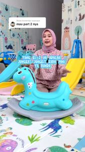 Didibear Mainan Anak Kuda Kudaan Rocking Horse Mainan Jungkat Jungkit