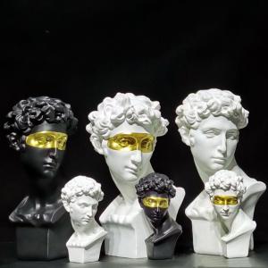 รูปปั้นหัวคนสไตล์ยุโรป ทำจากเรซิ่นแพลตตินัม ของตกแต่งสำนักงาน ห้องตัวอย่าง โต๊ะน้ำชา และโต๊ะทำงาน