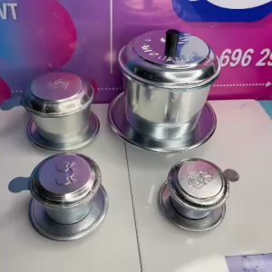 Phin cafe nhôm nhiều size phù hợp pha 1 ly cà phê hoặc pha nhiều ly cà phê dùng cho quán nước .