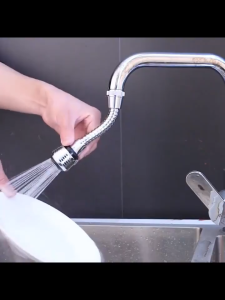 HW016- Kitchen Faucet Extender Sprayer 360° Rotatable Anti Splash Water Saving Tap Sink Accessories Tool