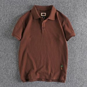 Áo Thun Polo Tay Ngắn Cỡ Lớn Thêu Thường Ngày Mùa Hè Cho Nam Và Nữ Áo Thun Paul Cổ Polo Rộng Rãi Có Khóa Kéo
