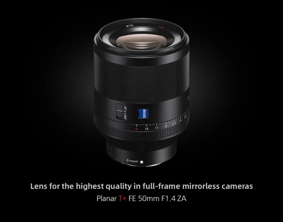 Sony Planar t Fe 50mm F1.4 Za Sel50F14Z Premium Standard Prime