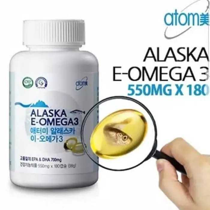 ATOMY Alaska E Omega 3 550Mg Untuk Menurunkan Kolestrol Darah isi