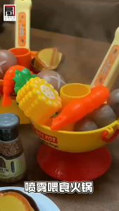 Spray Hotpot Food Toy Set Simulation Kitchen Cooking Playset Kids Utensils Role Play Mainan Anak