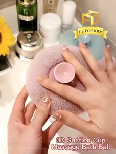 Shower Sponge Ball Rich-Foaming Bath Pouf Mesh Loofahs