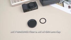 JJC Ultra Slim Multi-Coated Optical Glass UV Filter With 3M Adhesive For Ricoh GR IV GR4 GRIV GR IIIx GR3 GR IV HDF/Monochrome