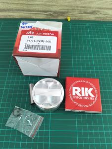 ลูกสูบโซนิค 58-62 มิลสลัก13 หลบวาล์ว 4วาล์วสำหรับใส่ W125 ชัก3ก้านเดิมประเก็นกระดาษแผ่นเดียว