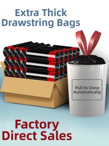 YONGFAN | Thickened Drawstring Trash Bags 600 Pieces
