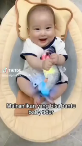 Mainan Anak IKAN MIX 4 KARAKTER Ikan Goyang Gerak Tepuk Dancing Fish