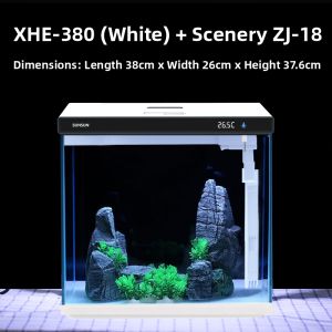 sunsun | Oxygen-Enhancing Easy-Install Mini Desktop Aquarium