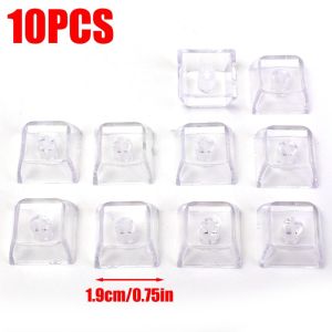 10Pcs High-Transparency Blank Keycaps Plastic Material Transparent Mechanical Keyboard DIY Matching Freedom Keycaps