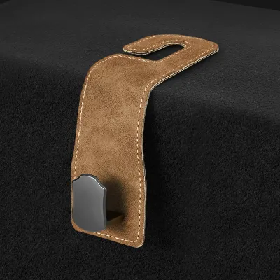 HELLOLEIBOO | Leibin Car Seat Back Hooks Alloy Rotatable Single Double Bag Storage Hooks Vehicle Interior Use Hidden Hooks For Cars