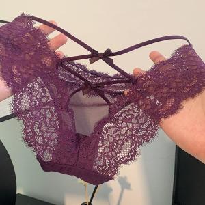 XIANMEIHUA | Lace Band Lace French Mesh Comfortable Tempting Purple Ladies Panties