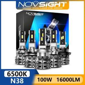 NOVSIGHT N38 LED Car Headlight H4 H7 H11 HB3 HB4 80W/Pair 15000LM 6000K Headlight Bulbs Auto Headlamp lowest price