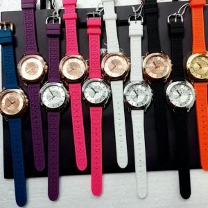 [Promo] Jam Tangan Wanita Coach 14502094 & 14502093 & 14502091 & 14502095 Boyfriend Coral Silicone Strap Original Garansi 2 Tahun [✔COD][100% Authentic]
