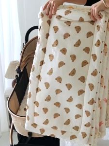 WONDER Alas Stroller Bamboo Bubble/ Tatakan Stroller Minky Premium Cotton Dot Muslin Jepang