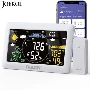 BALDR Wi-Fi Weather Station with Remote Sensor APP Smart Controll Wi-Fi Moisture Meter