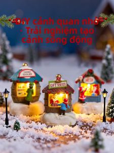 BEAUTY IN THE LIGHT | Light-up Kiosk Christmas Decor Desktop Ornament Photo Prop