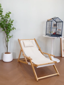 Bambu Kursi Malas Tahan lama Kursi Lipat Kursi Santai Kursi Santai Lipat Tidur [Garansi lima tahun]