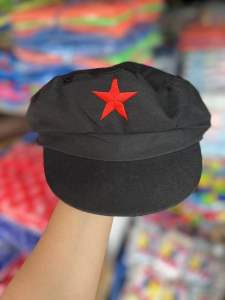 หมวกดาวเเดง หมวกนักรบ หมวกนักปฎิวัติ หมวกทหาร