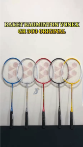 Raket Badminton Yonex GR303 Original / Raket Bulutangkis Yonex Pemula GR303 Siap Pakai