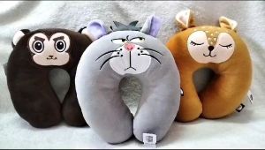 Bantal Leher Motif Terbaru Headrest U Kuping M Lucifer Rusa Monkey