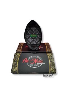 Annisa Peci Songkok Kopiah Nasional Dewasa Anak Hitam Polos Tinggi 6-10 cm Ukuran 2-10 Bahan Premium Lembut