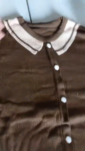 Rania Sweater Atasan Rajut Motif Kancing Casual Basic Wanita Lengan Panjang korean knit tops