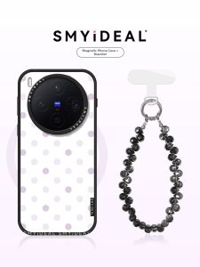 Smyideal | Magnetic Unique Purple Dots Girlish Style Phone Case