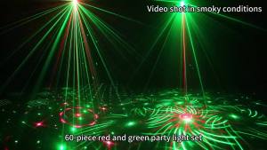 Di Động DJ Disco Ánh Sáng R&G Nhấp Nháy Máy Chiếu Laser Cho Đảng Thanh Khiêu Vũ Phòng Ngủ Sinh Nhật Xmas Trang Trí H7R10 Hiệu Ứng Ánh Sáng Sân Khấu