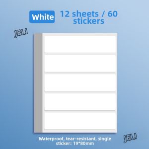 QIFUXING | Writable Name Stickers for Students Self-Adhesive Labeling