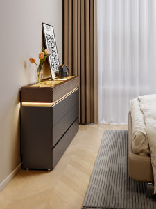 ZUNTONGGE | Minimalist Wall-mounted Storage Cabinet 30CM Thin With Light