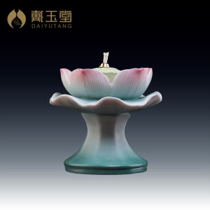 DAIYUTANG | Buddhist Oil Lamp Ceramic Decor