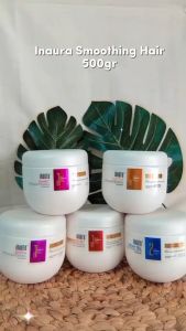 INAURA Straightening PAKET Step1 600ml + Step2 PH Controller 200ml Obat Pelurus Rebonding Smoothing