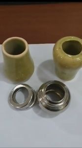 Bandul Keramik Polos Hijau 3/4" ornamen pagar railing tangga