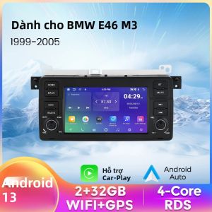 Máy Nghe Nhạc Đa Phương Tiện Ô Tô Android 13 Màn Hình 7 Inch Dành Cho BMW E46 M3 Rover 75 Coupe 3 Series 1999-2005 Với Carplay WiFi GPS Stereo RAM 2G ROM 32G