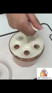 BETTER BUYS 1pcs Translucent Meatball Maker Creative Mini Meatballs Maker Tool Extruded Meatball Making Tool with Storage Containers