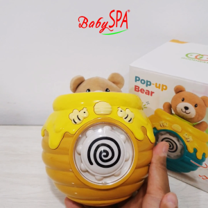 ♥♥♥ 𝐒𝐆 𝐒𝐞𝐥𝐥𝐞𝐫 BabySPA Pop-Up Bear Never-Down Rolling Sensory Toy