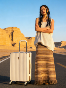 MANLVSHI | Wide Handle Quiet Light Travel Luggage