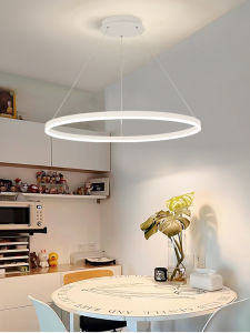 Modern Simple White Restaurant Ceiling Light